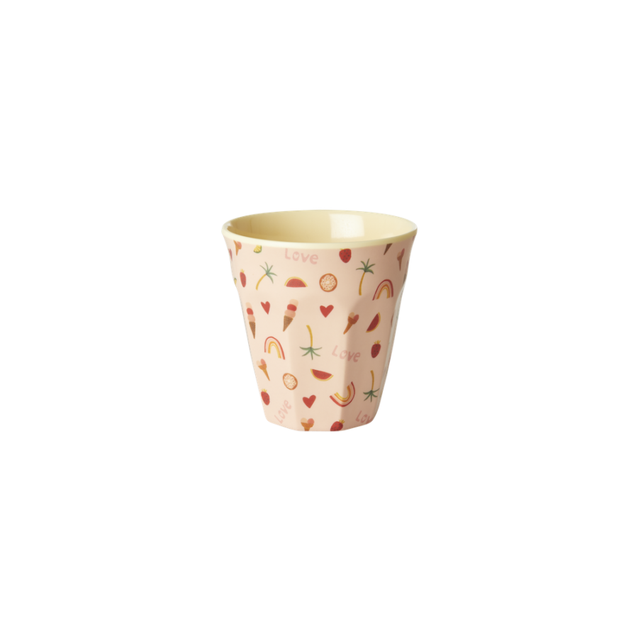 Set of 6 Small Kids Melamine Cups Goldfish & Go Girl Collection Rice DK